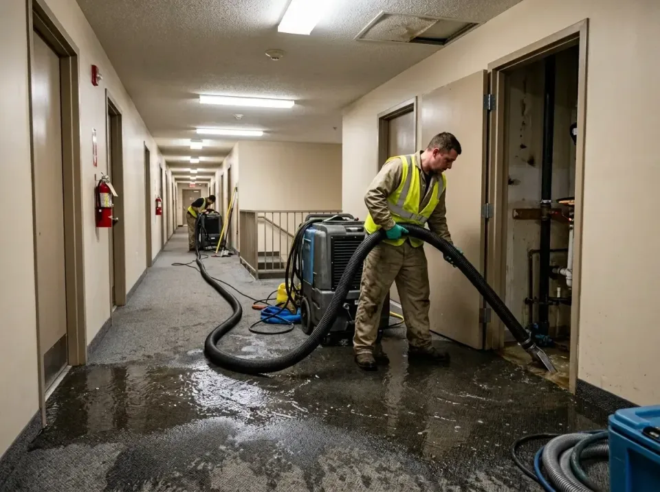 multi-unit-apartment-hallway-f-005 — frequently asked questions, Emergency Burst Pipe Water Extraction & Removal in Gentry,…